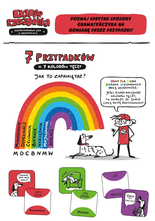 Ekipa rzeczownika. Nieprzypadkowa gra o przypadkach - tantis.pl