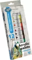 Farby akrylowe 12 kolorów 12ml - tantis.pl
