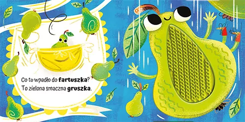 Owoce. Dotykam, poznaję. Książeczka sensoryczna - tantis.pl