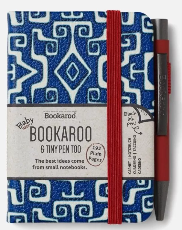 Bookaroo Notatnik A7 z długopisem - Aztek - tantis.pl