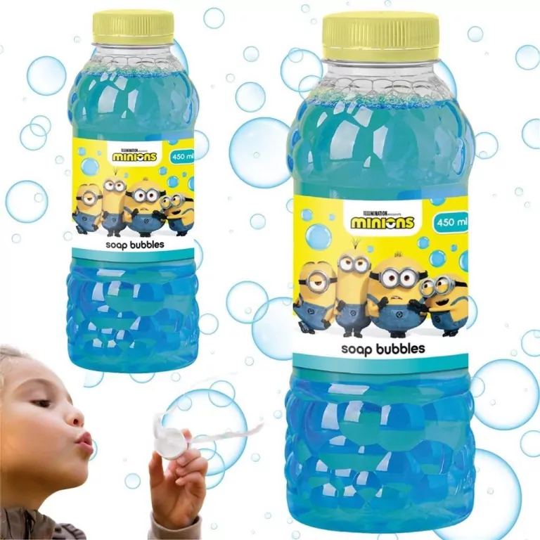 Bańki mydlane Minionki 450ml - tantis.pl