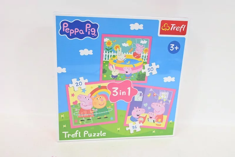 Puzzle 3w1 Peppa i przyjaciele TREFL - tantis.pl