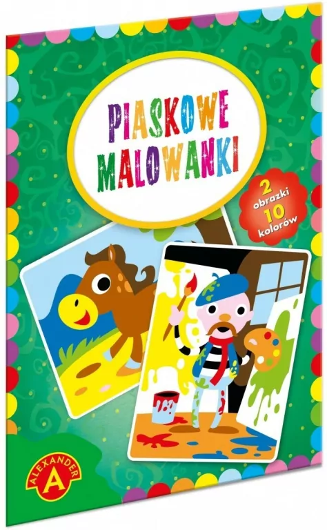 Malarz i konik. Piaskowe malowanki - tantis.pl