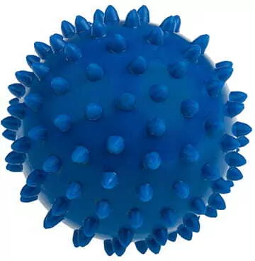 Piłka rehabilitacyjna niebieska 7,6cm - tantis.pl
