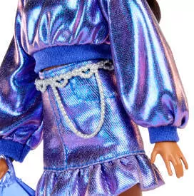 Barbie Deluxe Style Lalka Niebieski komplet - tantis.pl