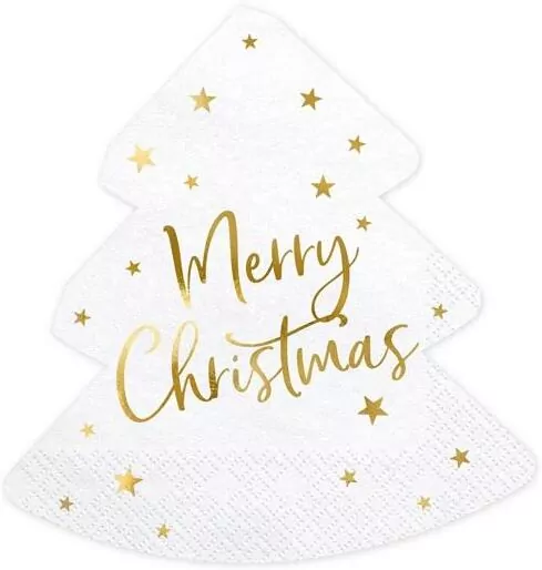 Serwetki Choinka Merry Christmas 16x16,5cm - tantis.pl