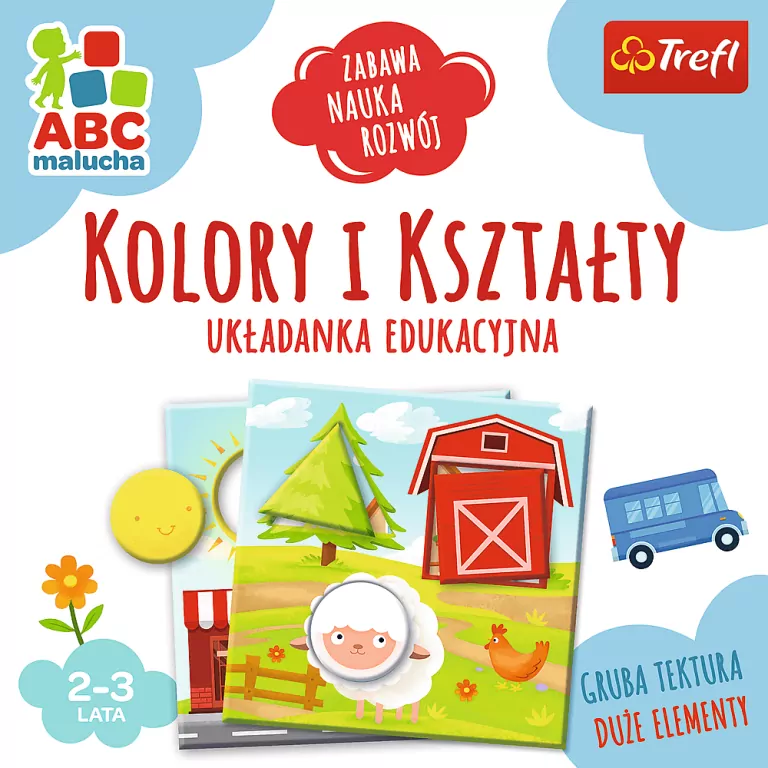 Kolory i kształty. Układanka edukacyjna - tantis.pl