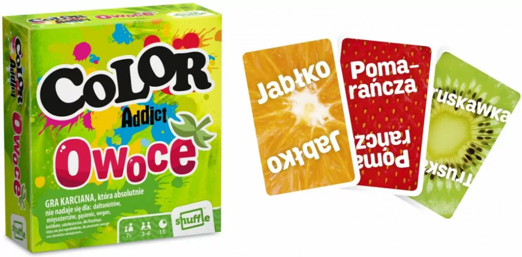 Cartamundi. Color Addict Owoce. Gra karciana - tantis.pl