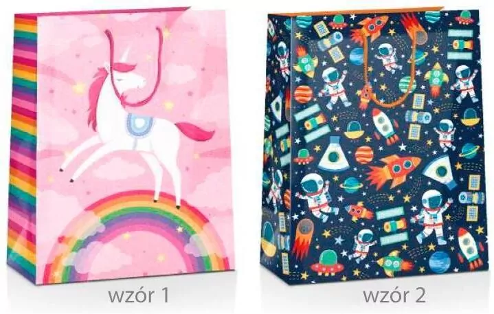 Torba prezentowa Grand Kids 45x33x10cm MIX - tantis.pl
