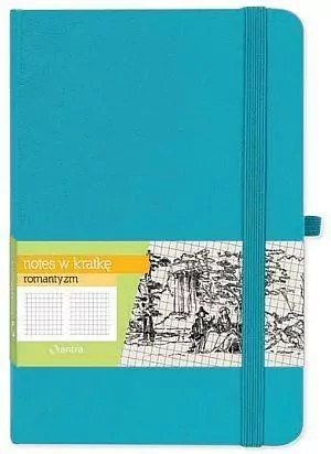 Notes A6 Kratka Romantyzm Turkusowy - tantis.pl