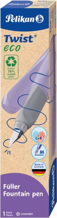 Pióro wieczne. Twist Eco M, fioletowe - tantis.pl