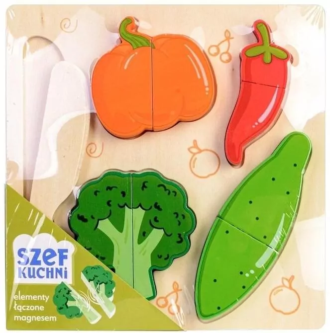 Drewniane warzywa do krojenia - tantis.pl