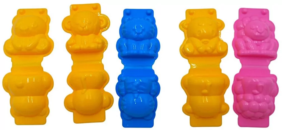 Ultra Piasek - puszka 150g niebieski + foremka 3D małpka - tantis.pl