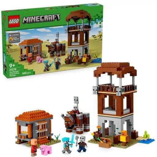 LEGO® Minecraft. Kryjówka rozbójników i dewastatorów 21278 - tantis.pl