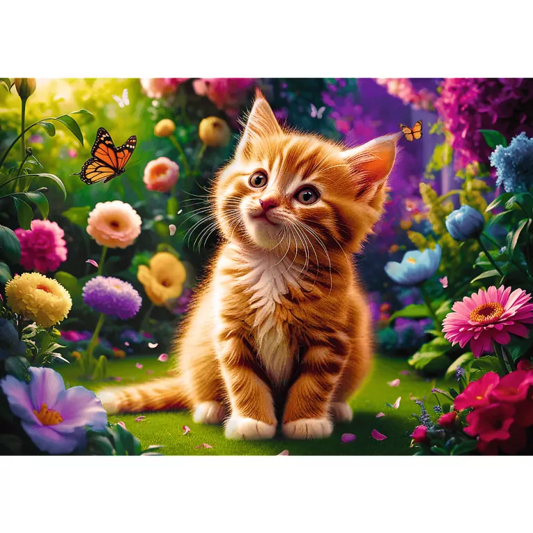 Puzzle 500 Uroczy kotek TREFL - tantis.pl