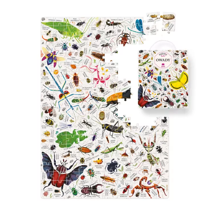 Czuczu. Puzzlove. Owady 200 el. - tantis.pl