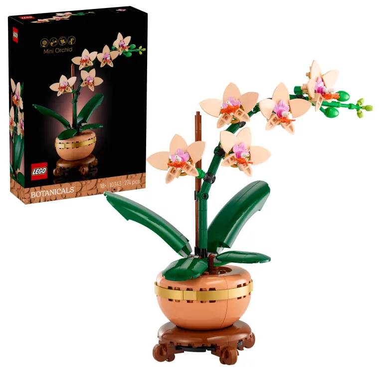 LEGO Botanicals, klocki. Mała orchidea - tantis.pl