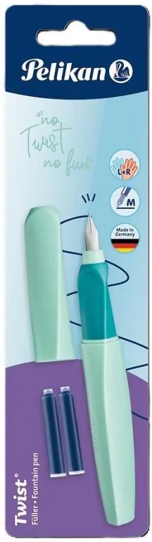 Pióro wieczne Twist Neo Mint + 2 naboje - tantis.pl