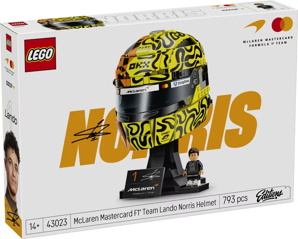 LEGO® Kask Lando Norris McLaren Mastercard F1® Team 43023 - tantis.pl