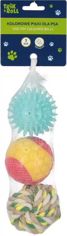 Piłka dla Psa kolorowe - tantis.pl