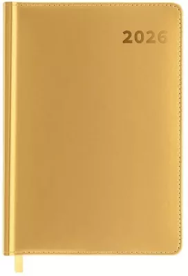 Kalendarz książkowy 2026 A5 złoty EASY
