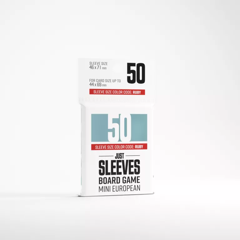 Gamegenic: Just Sleeves - Board Game Sleeves (46 x 71 mm) 50 sztuk, Clear - tantis.pl
