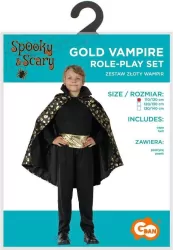 Strój dla dzieci Złoty Wampir rozm. 110/120cm