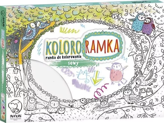 Kolororamka. Sowy - tantis.pl