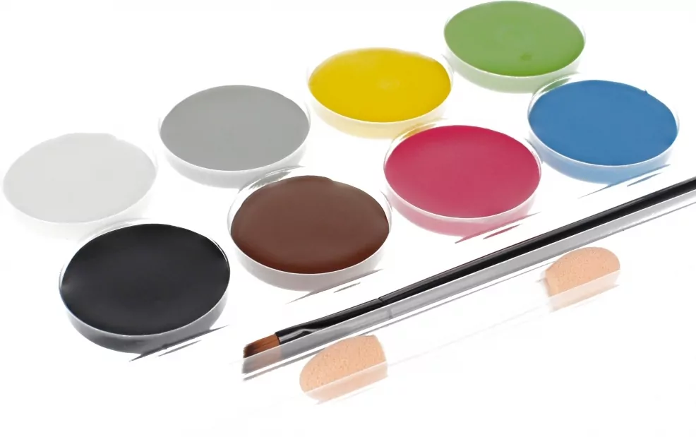 Farby do malowania twarzy Animal 8 kolorów - tantis.pl