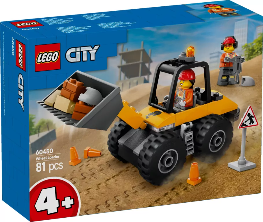 LEGO® City. Żółta ładowarka kołowa 60450 - tantis.pl