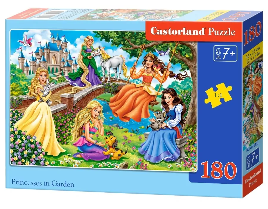 Castor. Puzzle 180. Princesses in Garden - tantis.pl