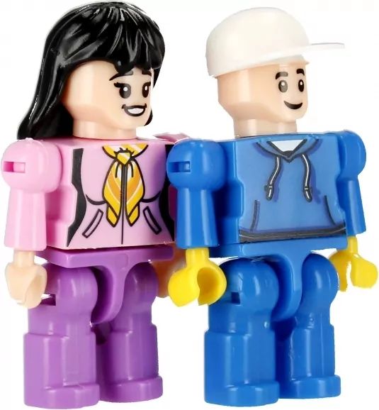 Klocki konstrukcyjne 242 elementów City Bus - tantis.pl