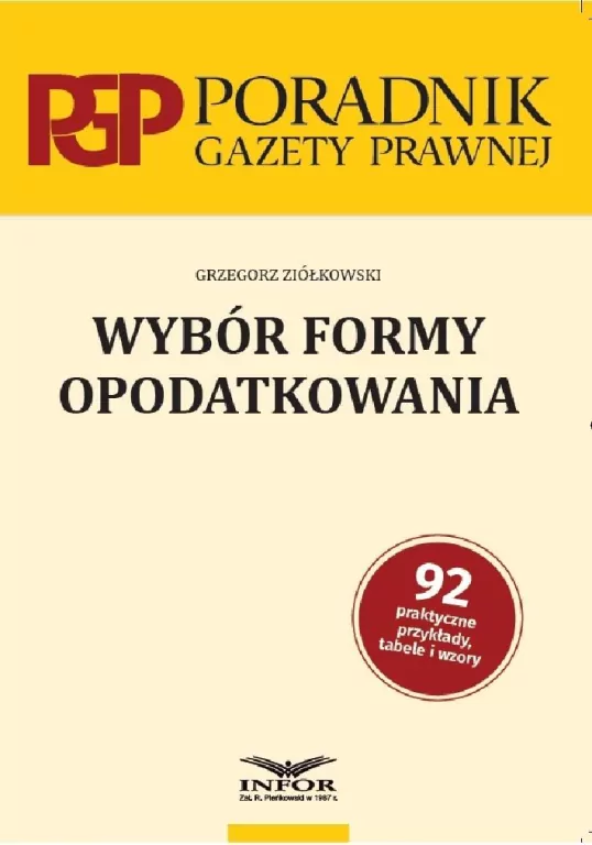 Wybór formy opodatkowania - tantis.pl
