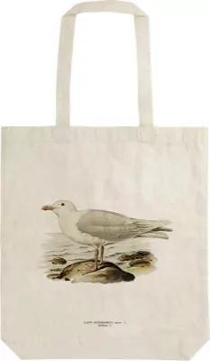 Torba bawełniana. Mewa szara