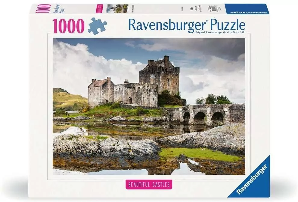 Puzzle 1000 Zamek Szkocja - tantis.pl
