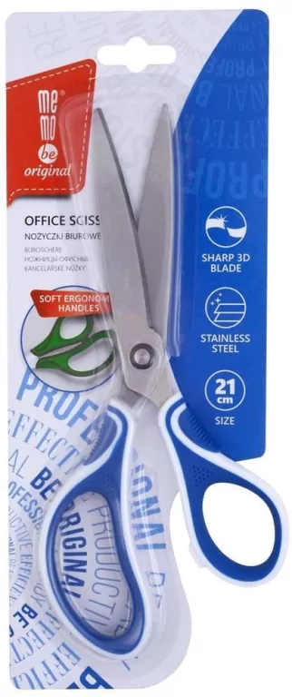 Nożyczki biurowo-szkolne 21cm MemoBe - tantis.pl
