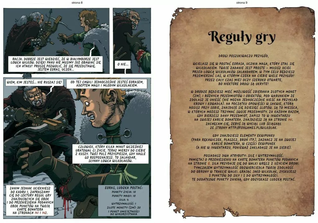 Wilkołak. Komiks, w którym bohaterem jesteś Ty - tantis.pl