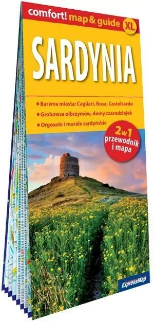 Sardynia laminowany map&guide 2w1 - tantis.pl