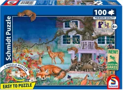 Puzzle PQ 100 Zwierzęta nocą
