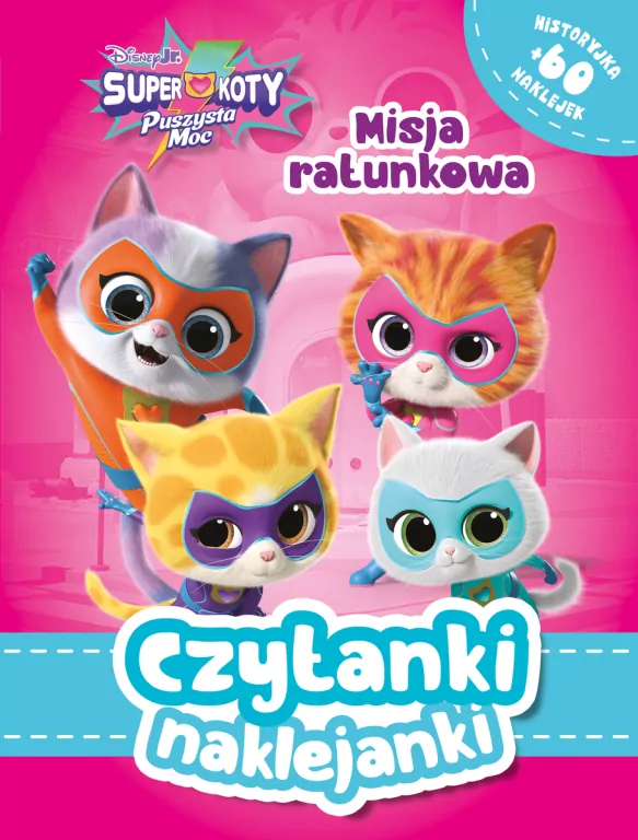 Czytanki naklejanki. Misja ratunkowa. Superkoty - tantis.pl