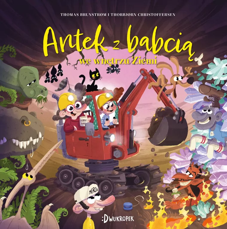 Antek z babcią we wnętrzu Ziemi - tantis.pl