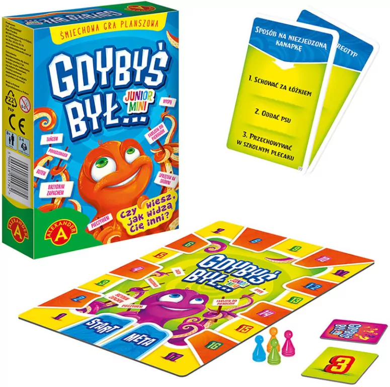 Gdybyś był...Junior mini. Śmiechowa gra planszowa - tantis.pl