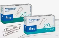 Spinacze trójkątne 25 mm Tetis