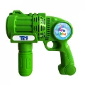 Fru Blu. Pistolet na bańki mydlane. Bubble shooter + płyn 500 ml - tantis.pl