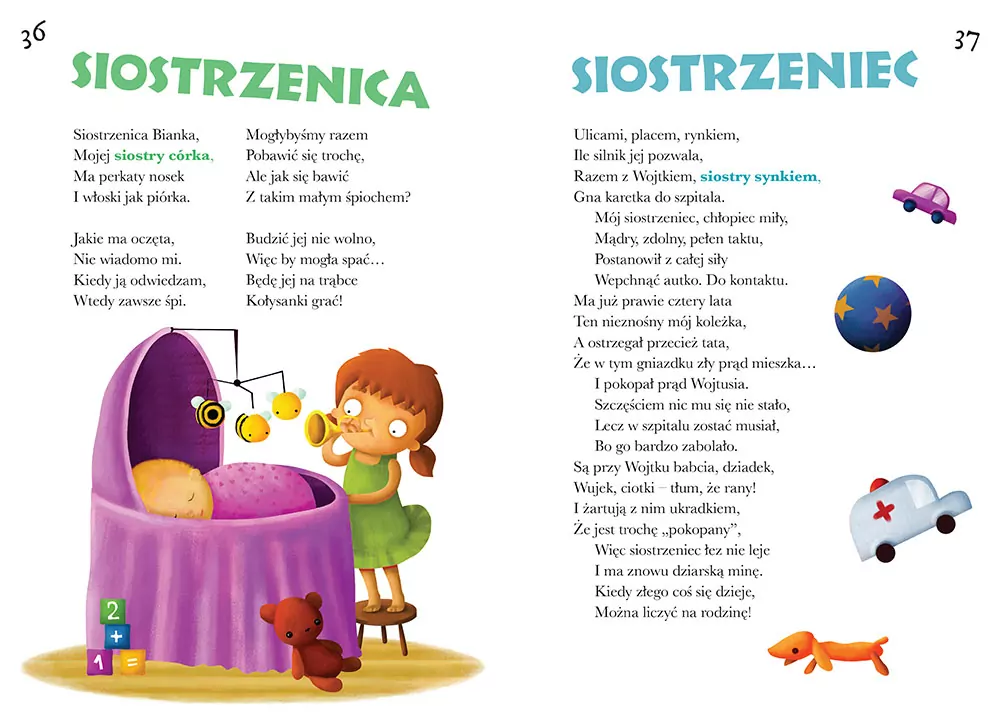 Moja rodzina. Rymowanki dla dzieci. 64 strony w kolorze - tantis.pl