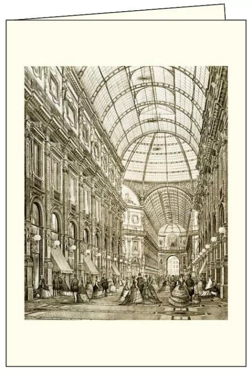 Karnet z kopertą. Milano Galleria Vittorio - tantis.pl