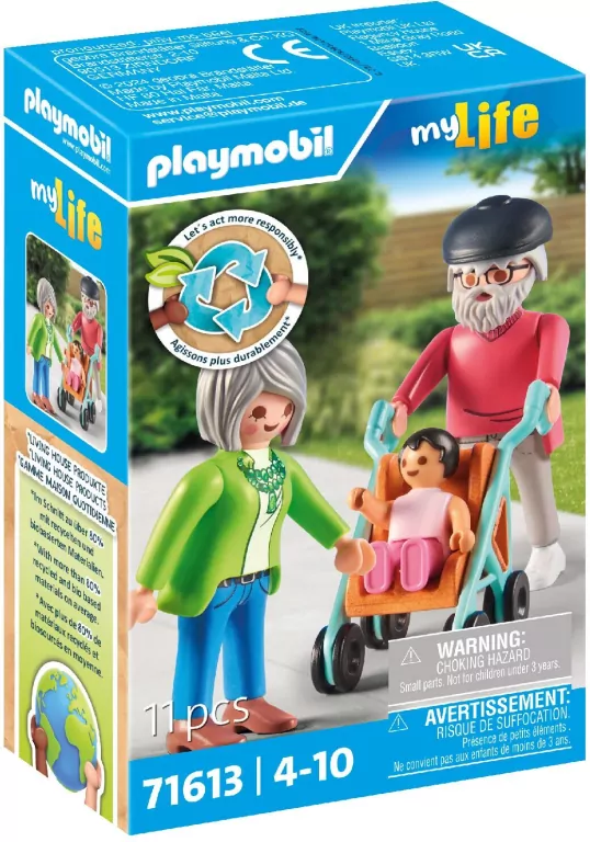 Playmobil Dziadkowie z wnukiem 71613 - tantis.pl