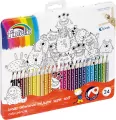 Kredki Super Soft 24 kolory. Metalowe opakowanie - tantis.pl