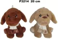 Maskotka Pies 2 kolory 20 cm - tantis.pl