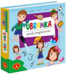 Puzzle magnetyczne. Ubranka